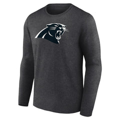 Carolina Panthers Personalized Name & Number Monochrome Long Sleeve T-Shirt - Charcoal online