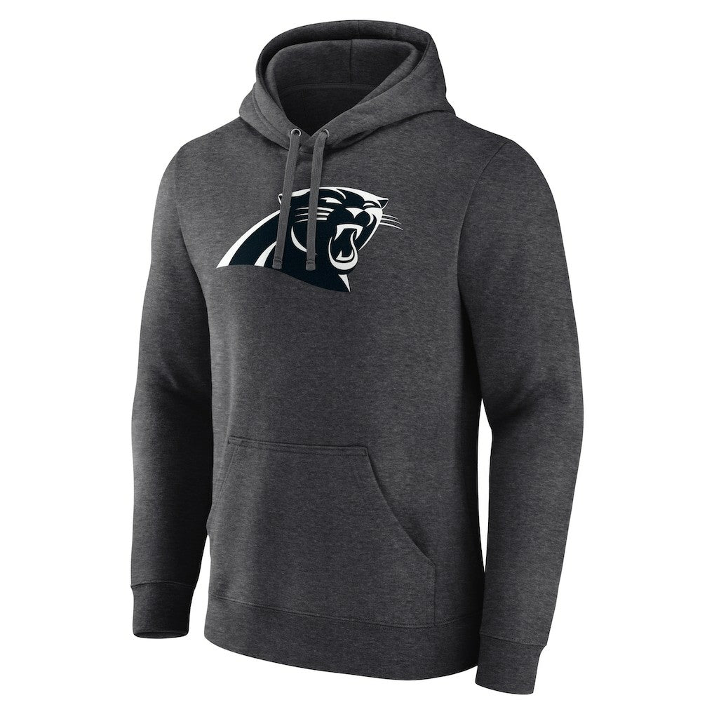 Carolina Panthers Personalized Name & Number Monochrome Pullover Hoodie - Charcoal discount
