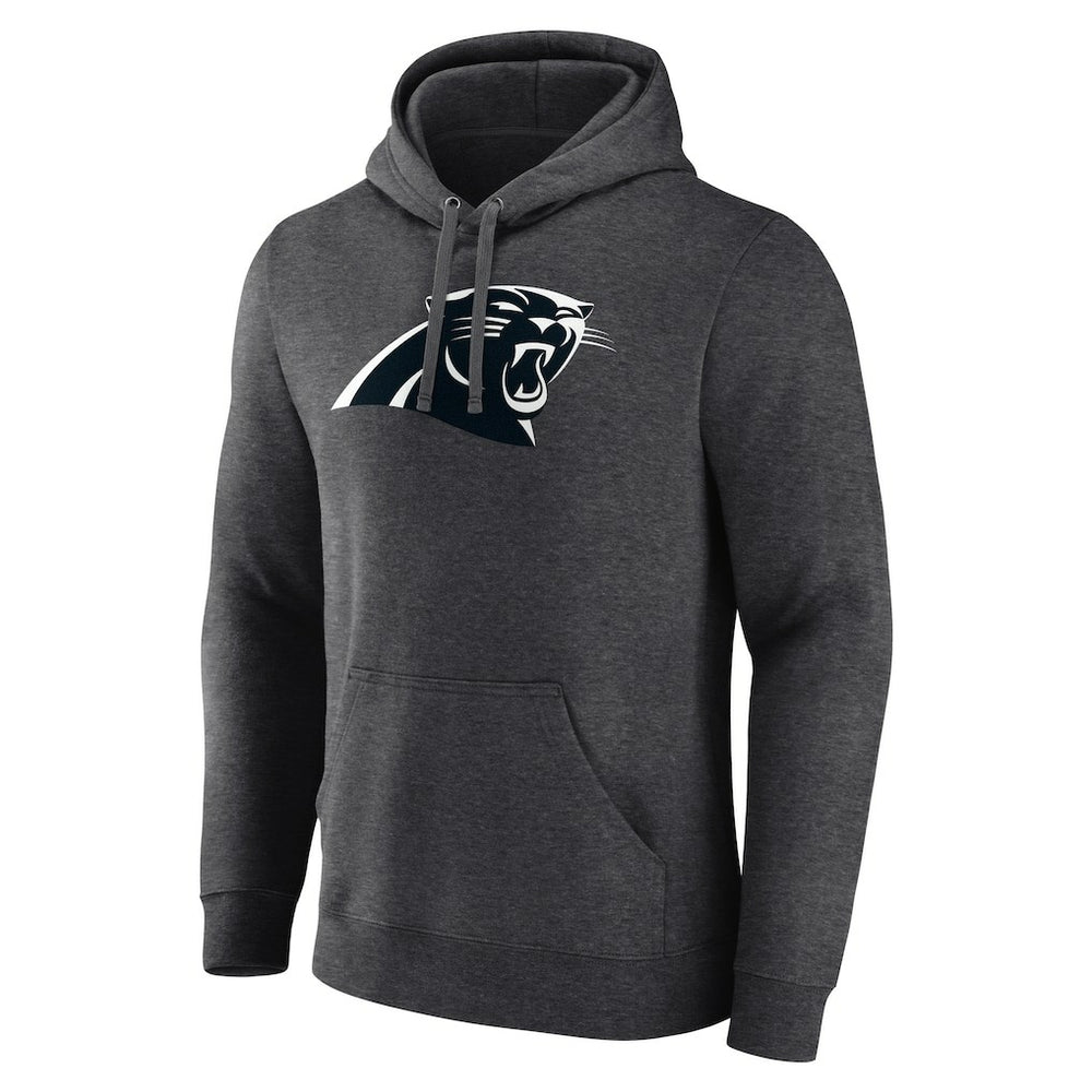 Carolina Panthers Personalized Name & Number Monochrome Pullover Hoodie - Charcoal discount