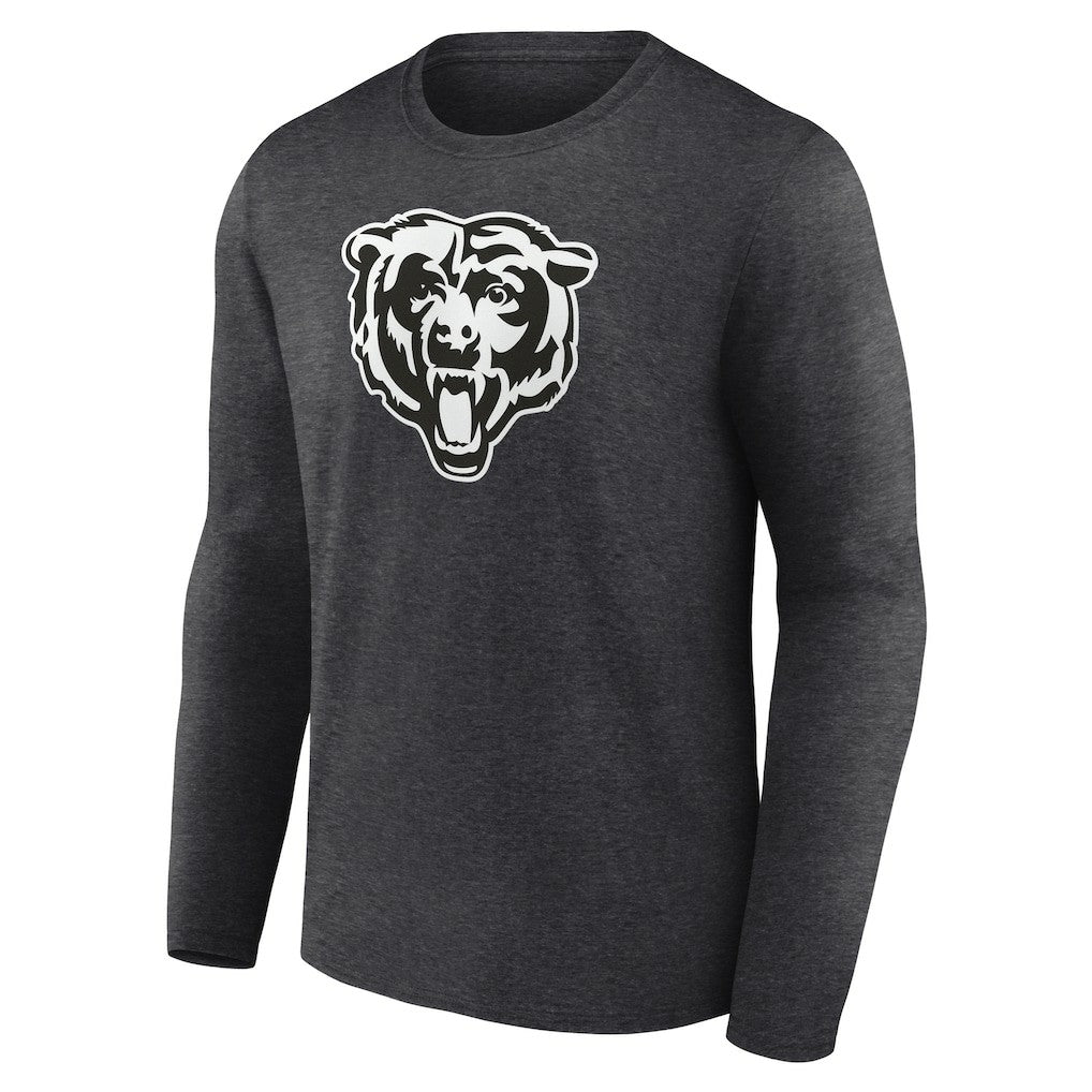 Chicago Bears Personalized Name & Number Monochrome Long Sleeve T-Shirt - Charcoal online