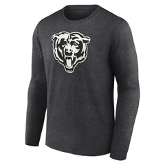 Chicago Bears Personalized Name & Number Monochrome Long Sleeve T-Shirt - Charcoal online