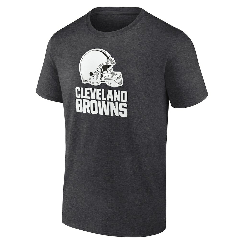 Cleveland Browns Personalized Name & Number Monochrome T-Shirt - Charcoal discount
