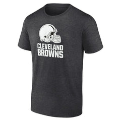 Cleveland Browns Personalized Name & Number Monochrome T-Shirt - Charcoal discount