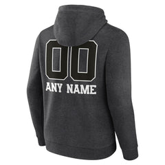 Green Bay Packers Personalized Name & Number Monochrome Pullover Hoodie - Charcoal discount