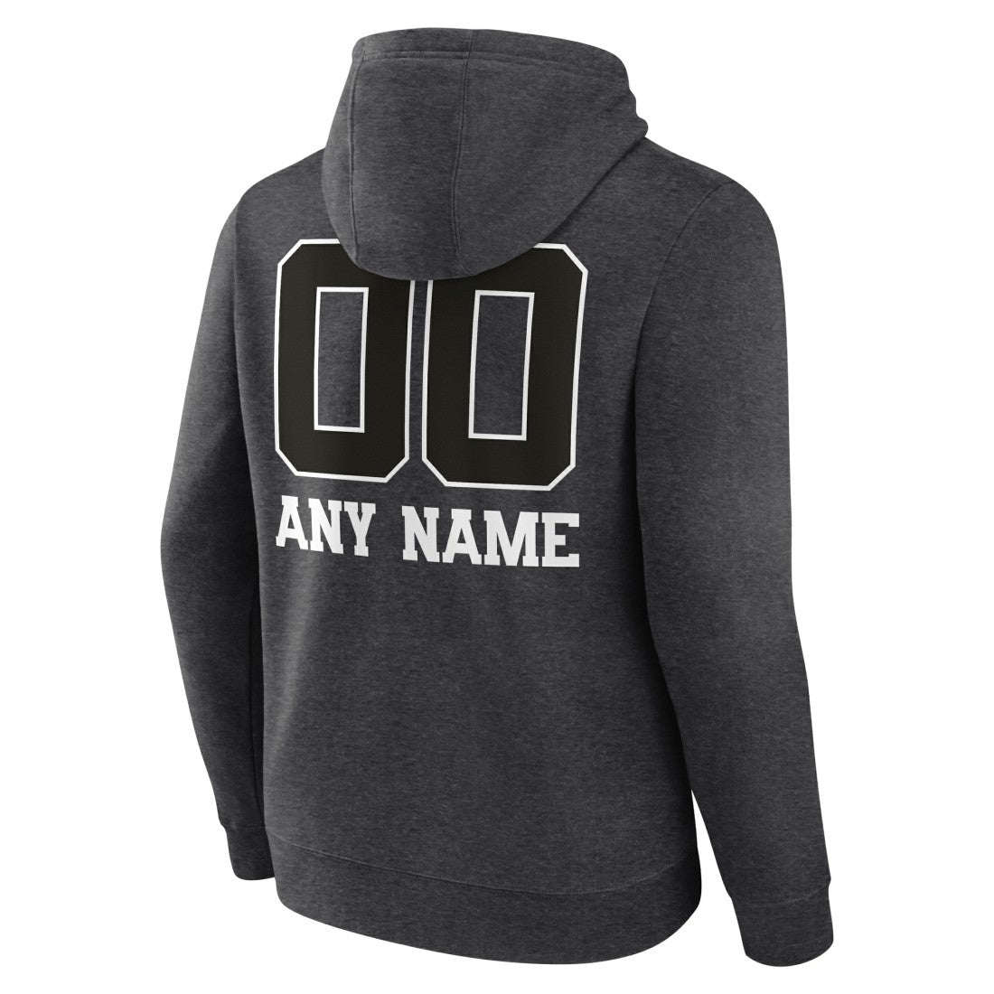 Houston Texans Personalized Name & Number Monochrome Pullover Hoodie - Charcoal for sale