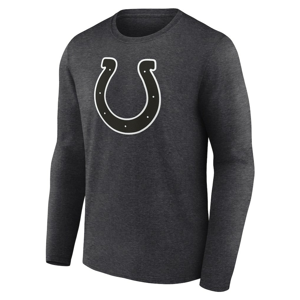 Indianapolis Colts Personalized Name & Number Monochrome Long Sleeve T-Shirt - Charcoal on sale