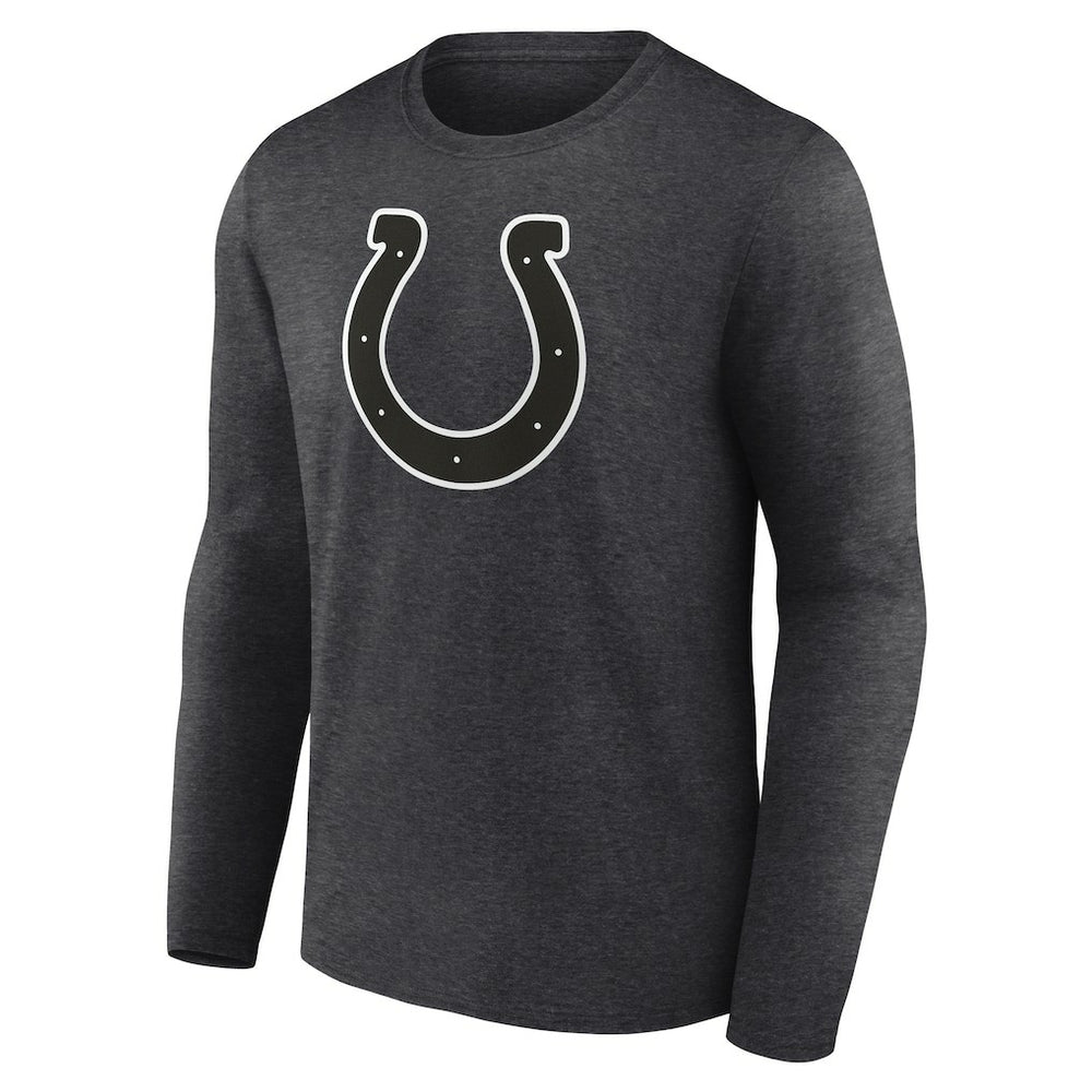 Indianapolis Colts Personalized Name & Number Monochrome Long Sleeve T-Shirt - Charcoal on sale