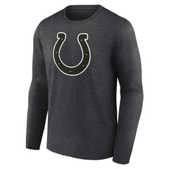 Indianapolis Colts Personalized Name & Number Monochrome Long Sleeve T-Shirt - Charcoal on sale