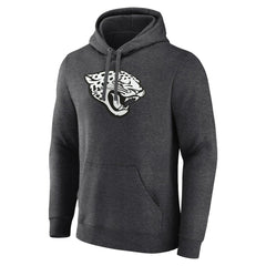 Jacksonville Jaguars Personalized Name & Number Monochrome Pullover Hoodie - Charcoal outlet