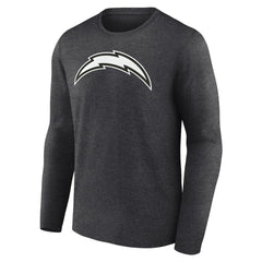 Los Angeles Chargers Personalized Name & Number Monochrome Long Sleeve T-Shirt - Charcoal sale