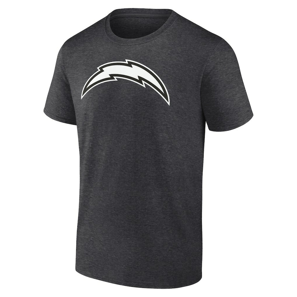 Los Angeles Chargers Personalized Name & Number Monochrome T-Shirt - Charcoal on sale