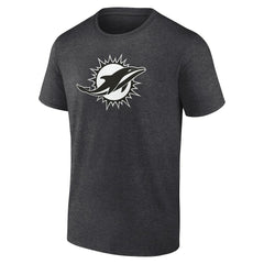 Miami Dolphins Personalized Name & Number Monochrome T-Shirt - Charcoal online