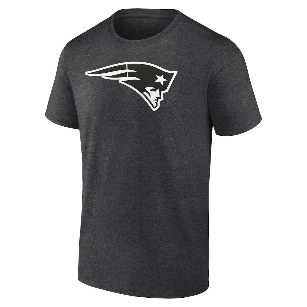 New England Patriots Personalized Name & Number Monochrome T-Shirt - Charcoal for sale