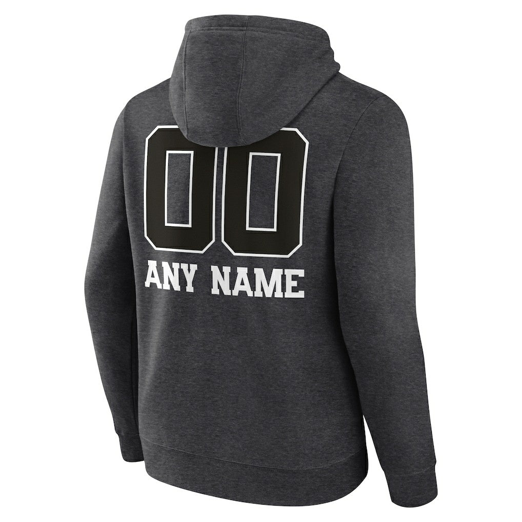 New York Jets Personalized Name & Number Monochrome Pullover Hoodie - Charcoal outlet