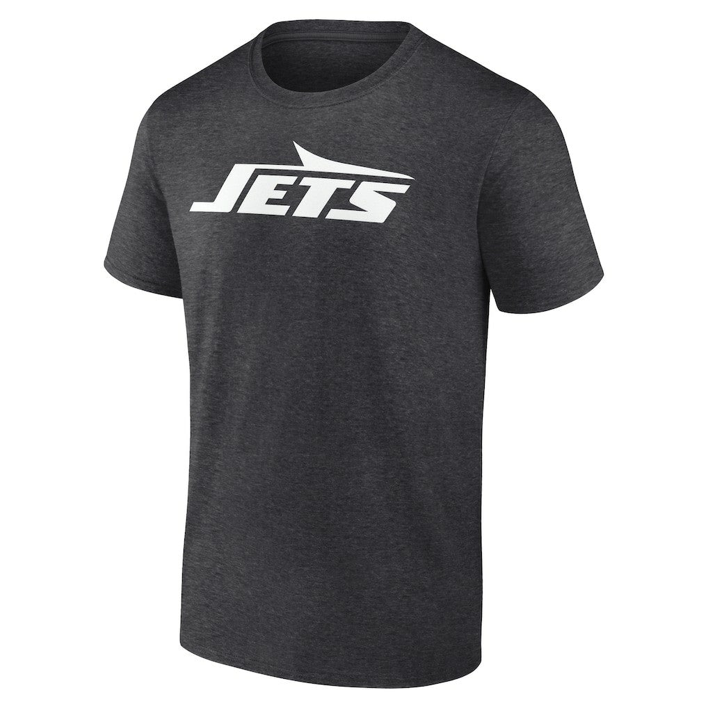 New York Jets Personalized Name & Number Monochrome T-Shirt - Charcoal discount