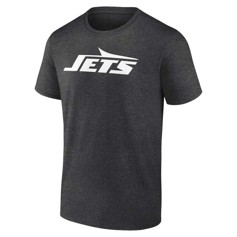 New York Jets Personalized Name & Number Monochrome T-Shirt - Charcoal discount