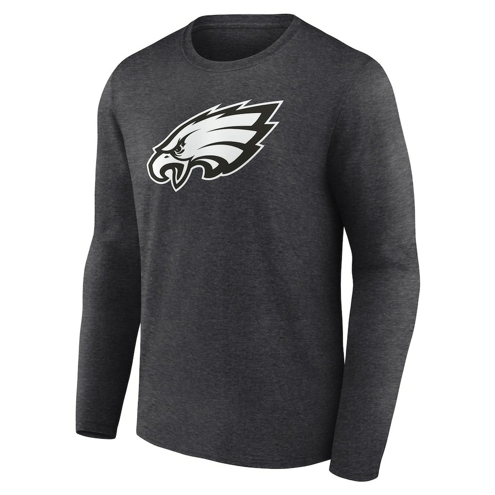 Philadelphia Eagles Personalized Name & Number Monochrome Long Sleeve T-Shirt - Charcoal outlet