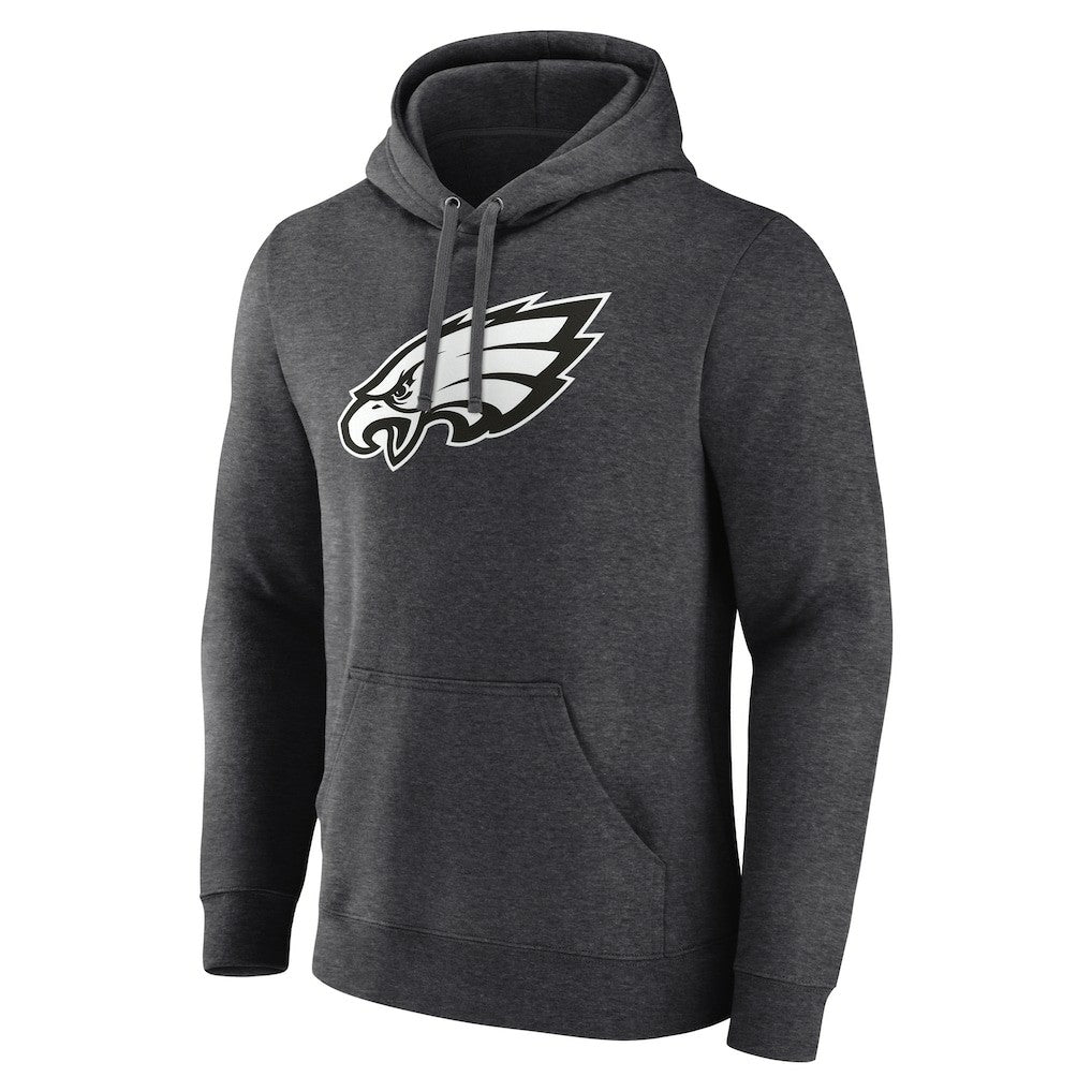 Philadelphia Eagles Personalized Name & Number Monochrome Pullover Hoodie - Charcoal discount