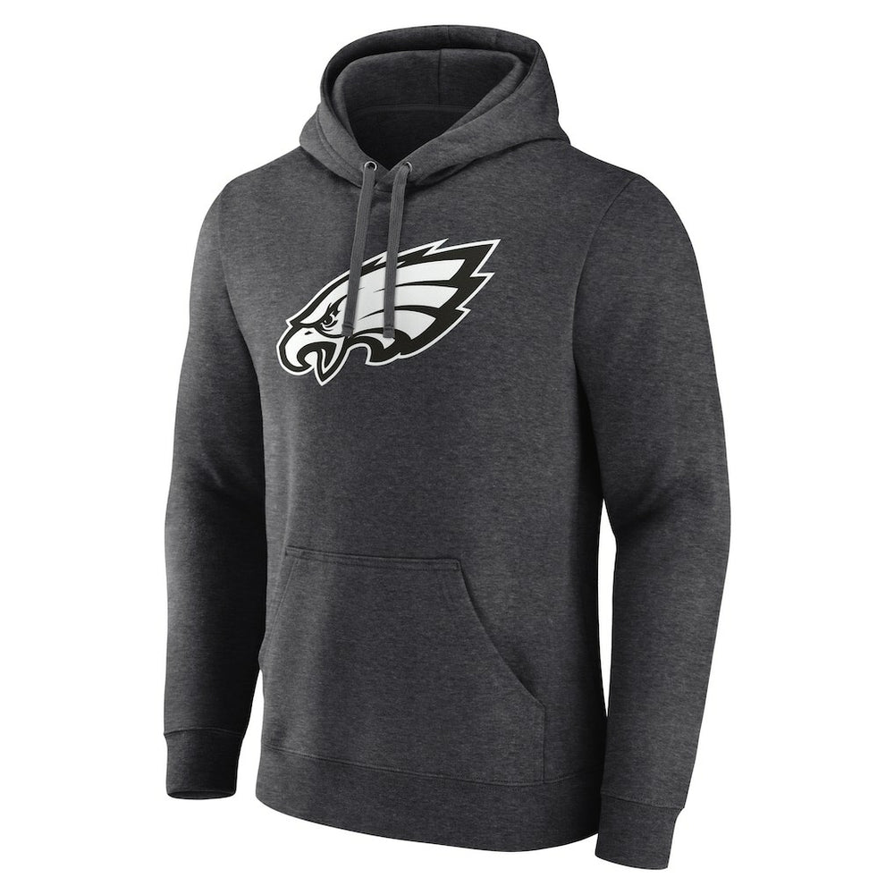 Philadelphia Eagles Personalized Name & Number Monochrome Pullover Hoodie - Charcoal discount