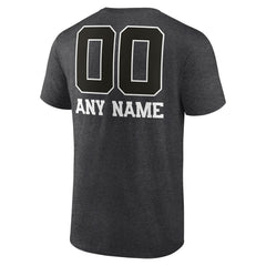 Seattle Seahawks Personalized Name & Number Monochrome T-Shirt - Charcoal cheap