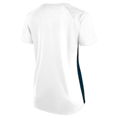 Dallas Cowboys Women's Plus Size Glitter Lace-Up V- Neck T-Shirt - White on sale