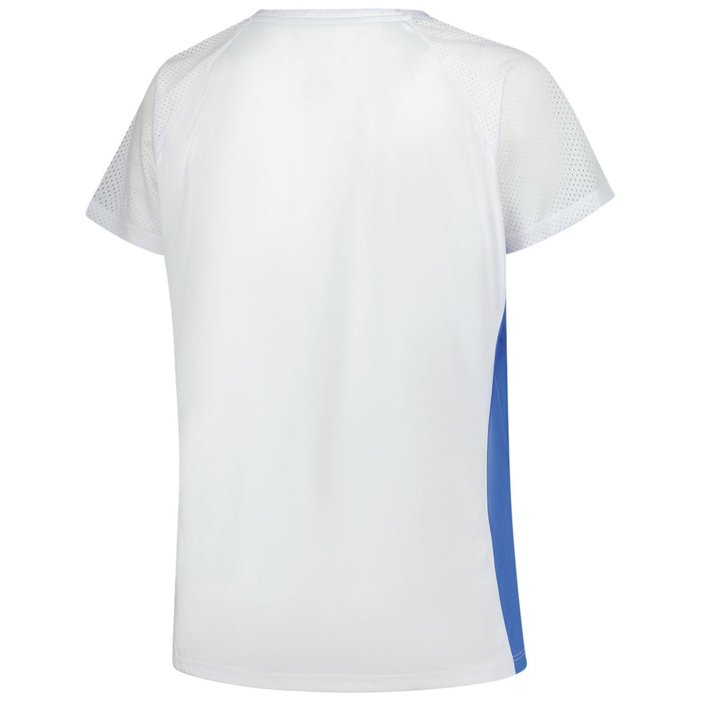 Detroit Lions Women's Plus Size Glitter Lace-Up V- Neck T-Shirt - White sale