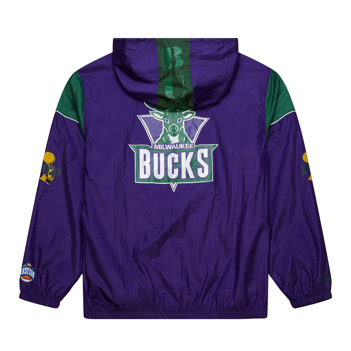 Milwaukee Bucks Unisex Hardwood Classics Team OG 3.0 Anorak Half-Zip Windbreaker Jacket - Purple shop