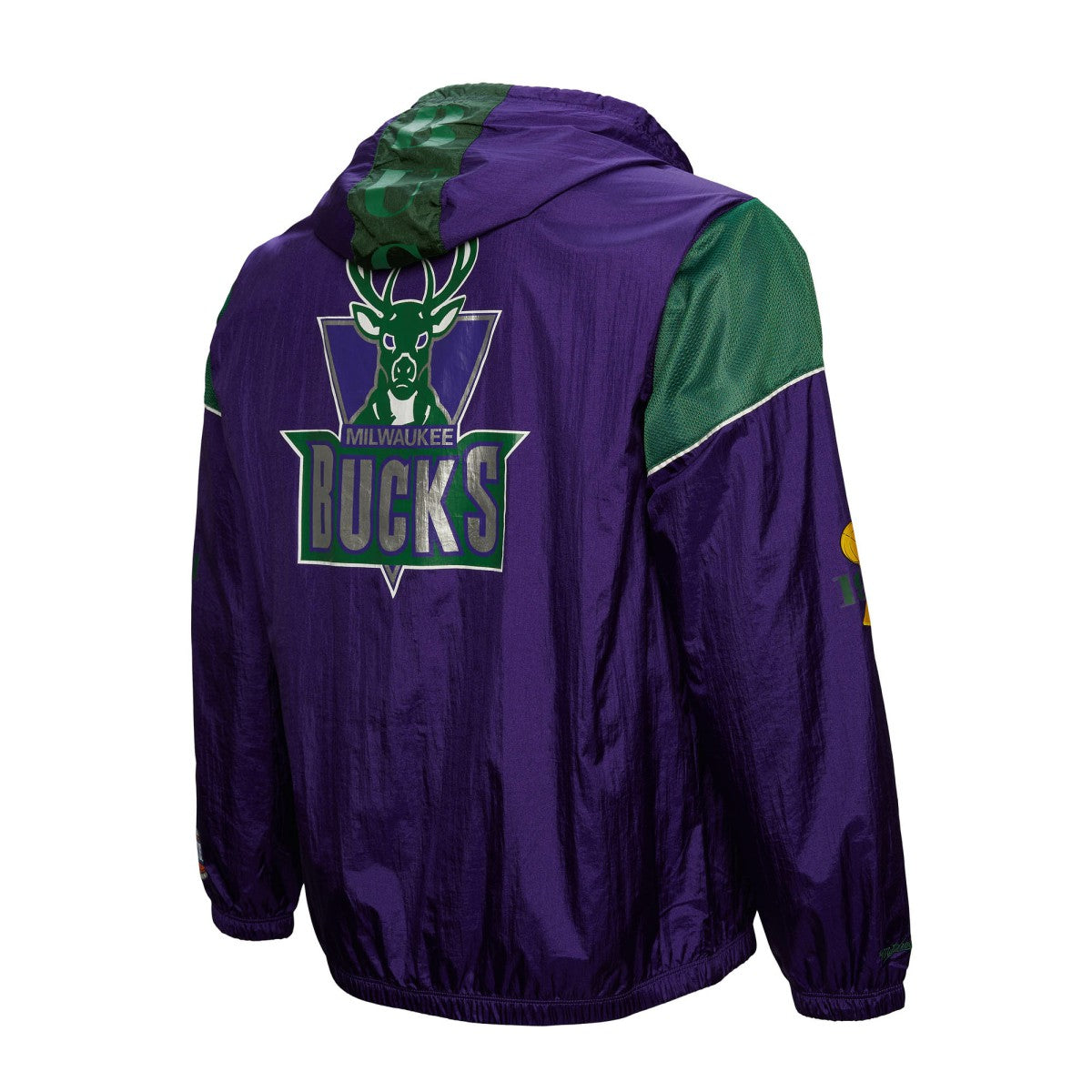 Milwaukee Bucks Unisex Hardwood Classics Team OG 3.0 Anorak Half-Zip Windbreaker Jacket - Purple shop