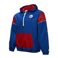 Philadelphia 76ers Unisex Hardwood Classics Team OG 3.0 Anorak Half-Zip Windbreaker Jacket - Royal cheap