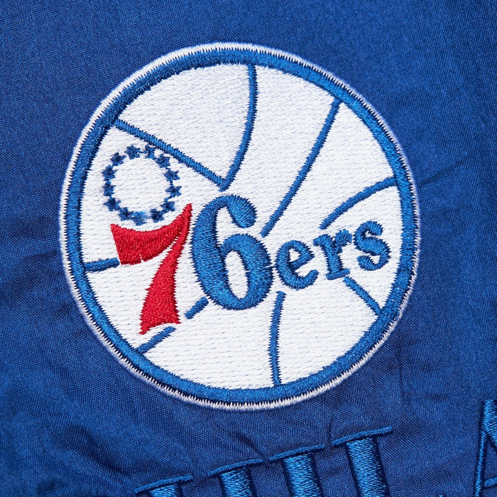 Philadelphia 76ers Unisex Hardwood Classics Team OG 3.0 Anorak Half-Zip Windbreaker Jacket - Royal cheap