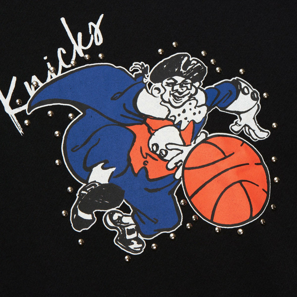 New York Knicks Women's Hardwood Classics Home Team Pullover Sweatshirt - Black sale