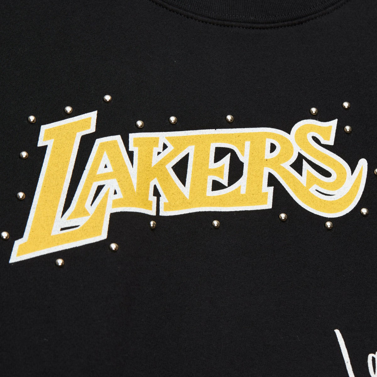 Los Angeles Lakers Women's Hardwood Classics Home Team Pullover Sweatshirt - Black online