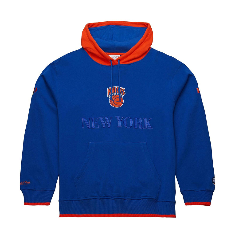New York Knicks Hardwood Classics Team OG 3.0 Pullover Hoodie - Royal on sale