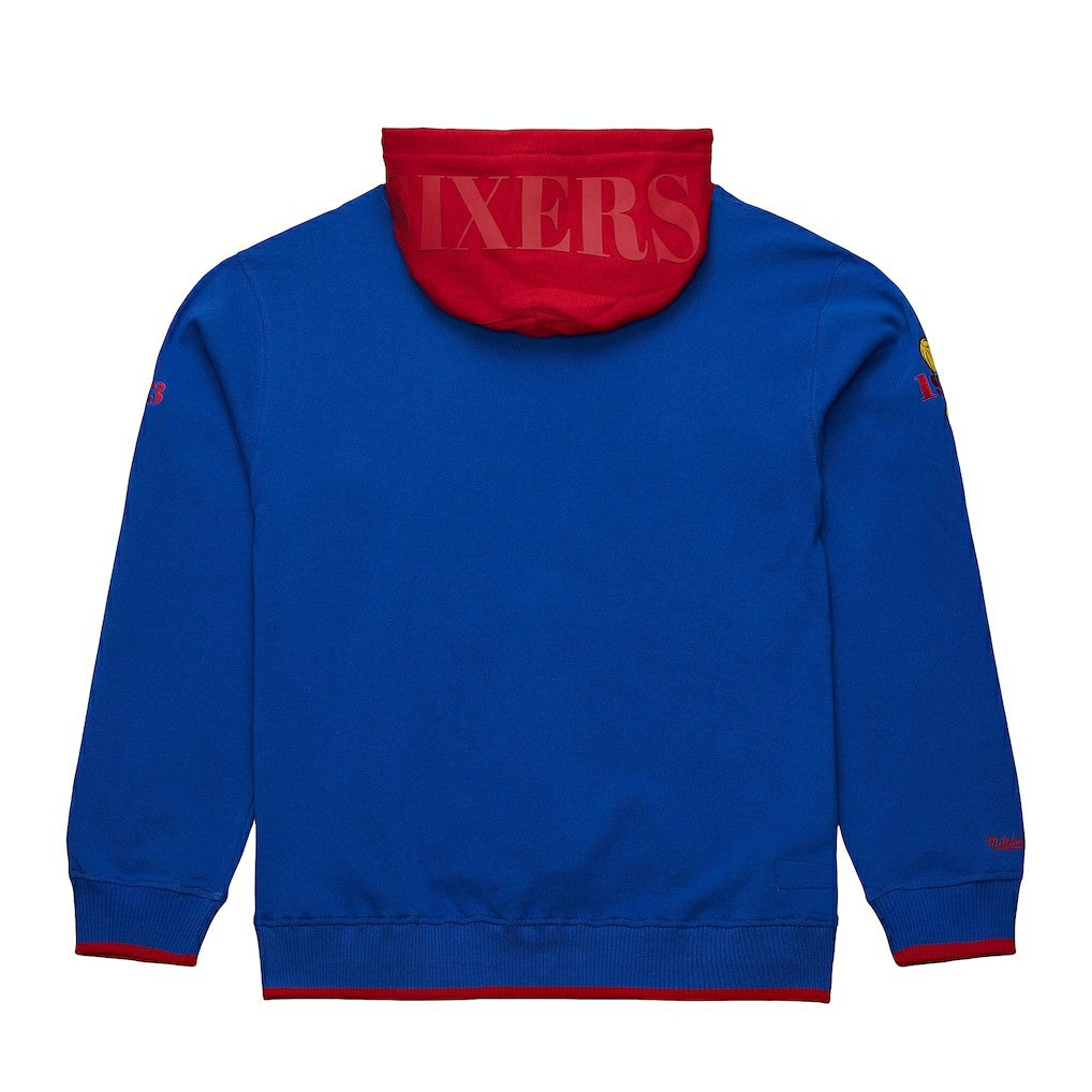 Philadelphia 76ers Hardwood Classics Team OG 3.0 Pullover Hoodie - Royal for sale