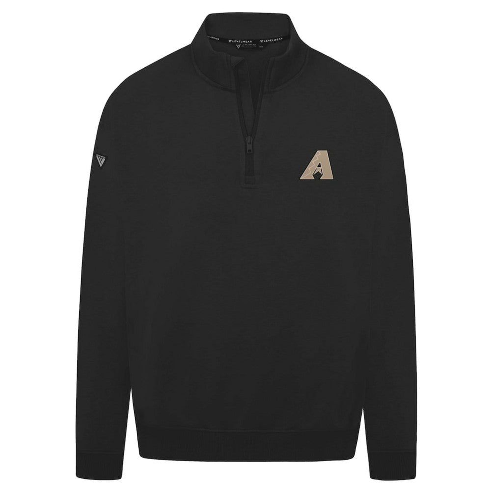 Arizona Diamondbacks Levelwear Murray Quarter-Zip Sweatshirt Black