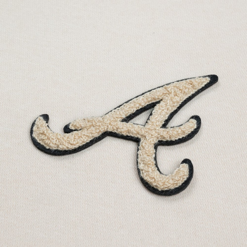 Atlanta Braves Levelwear Murray Quarter-Zip Sweatshirt Khaki