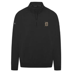 Detroit Tigers Levelwear Murray Quarter-Zip Sweatshirt Black