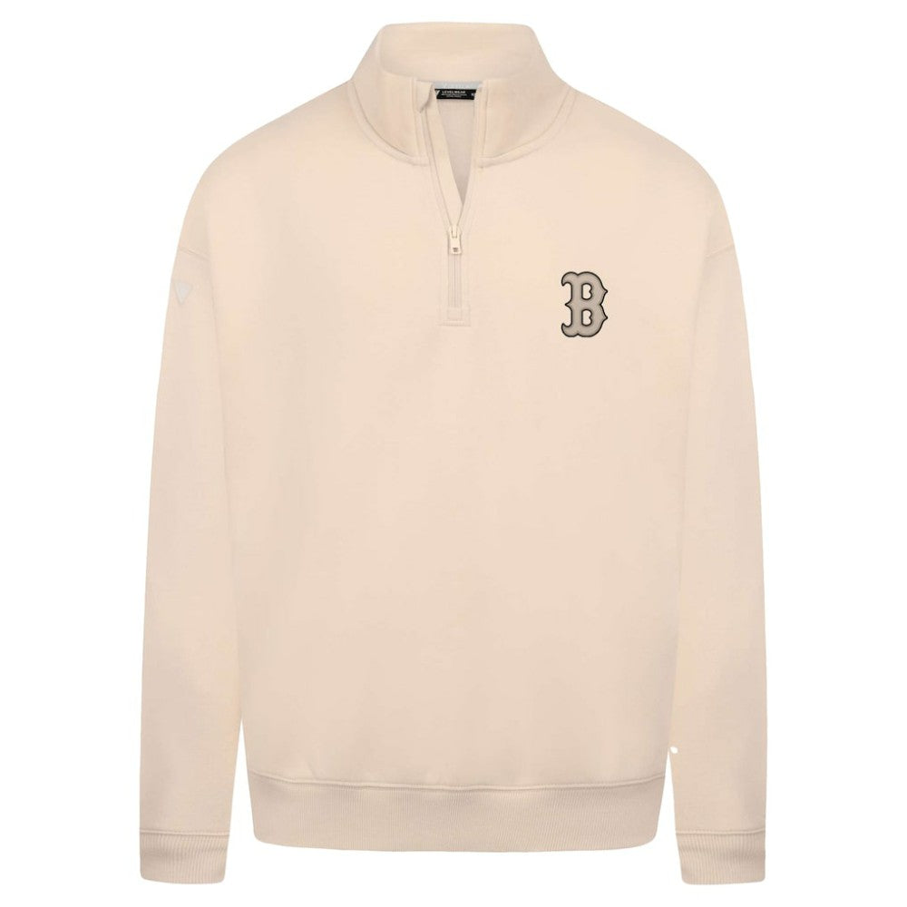 Boston Red Sox Levelwear Murray Quarter-Zip Sweatshirt Khaki