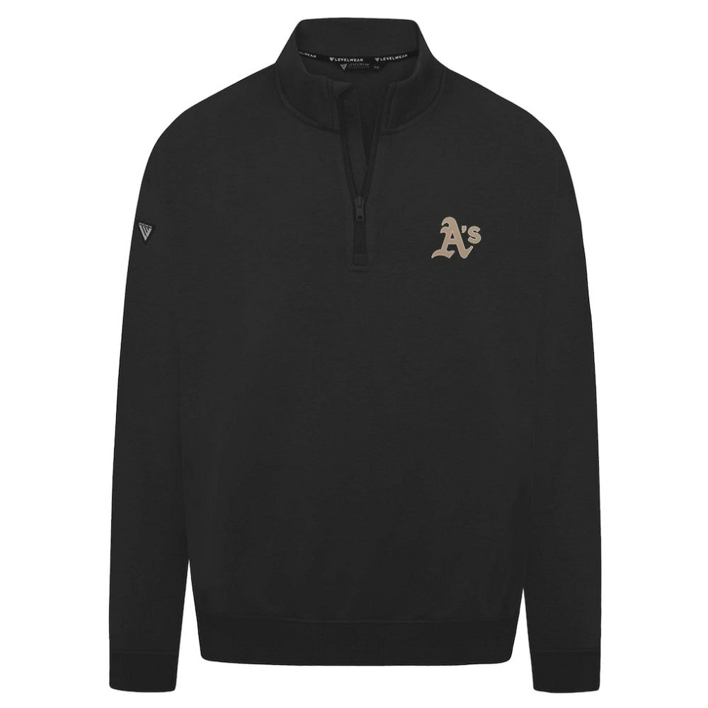 Athletics Levelwear Murray Quarter-Zip Sweatshirt Black