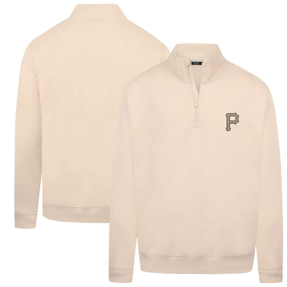 Pittsburgh Pirates Levelwear Murray Quarter-Zip Sweatshirt Khaki