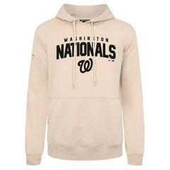 Washington Nationals Levelwear Podium Team Arch Pullover Hoodie Khaki