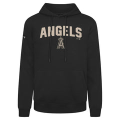 Los Angeles Angels Levelwear Podium Team Arch Pullover Hoodie Black