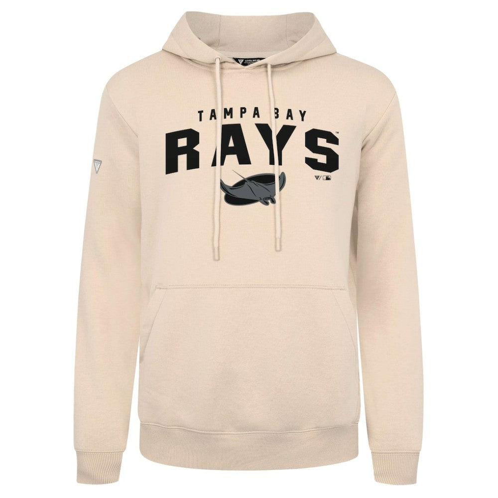 Tampa Bay Rays Levelwear Podium Team Arch Pullover Hoodie Khaki