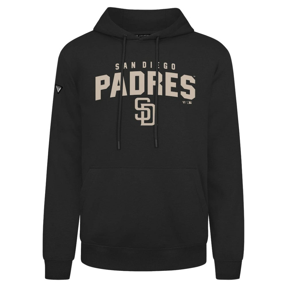 San Diego Padres Levelwear Podium Team Arch Pullover Hoodie Black