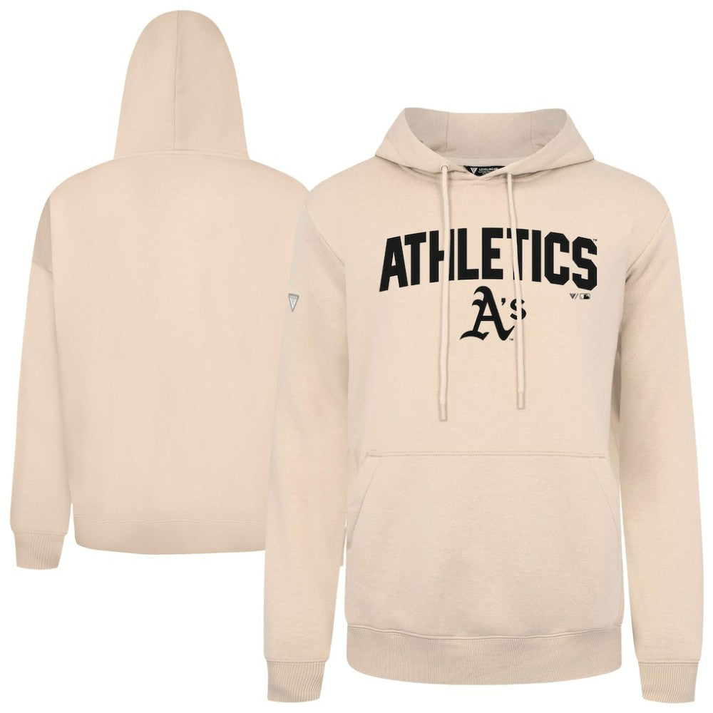 Athletics Levelwear Podium Team Arch Pullover Hoodie Khaki