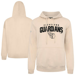 Cleveland Guardians Levelwear Podium Team Arch Pullover Hoodie Khaki