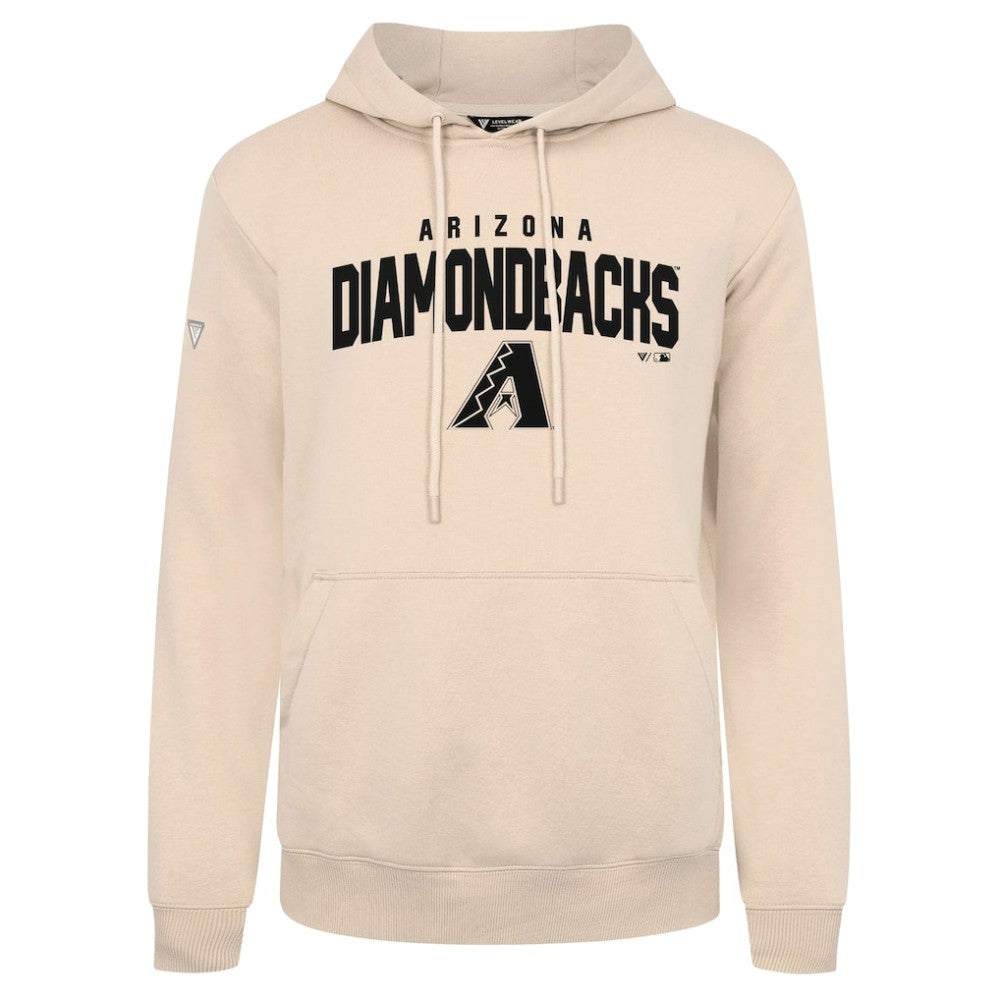 Arizona Diamondbacks Levelwear Podium Team Arch Pullover Hoodie Khaki