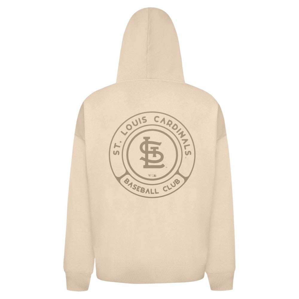 St. Louis Cardinals Levelwear Uphill Oversized Full-Zip Hoodie Khaki