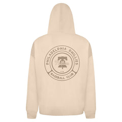 Philadelphia Phillies Levelwear Uphill Oversized Full-Zip Hoodie Khaki