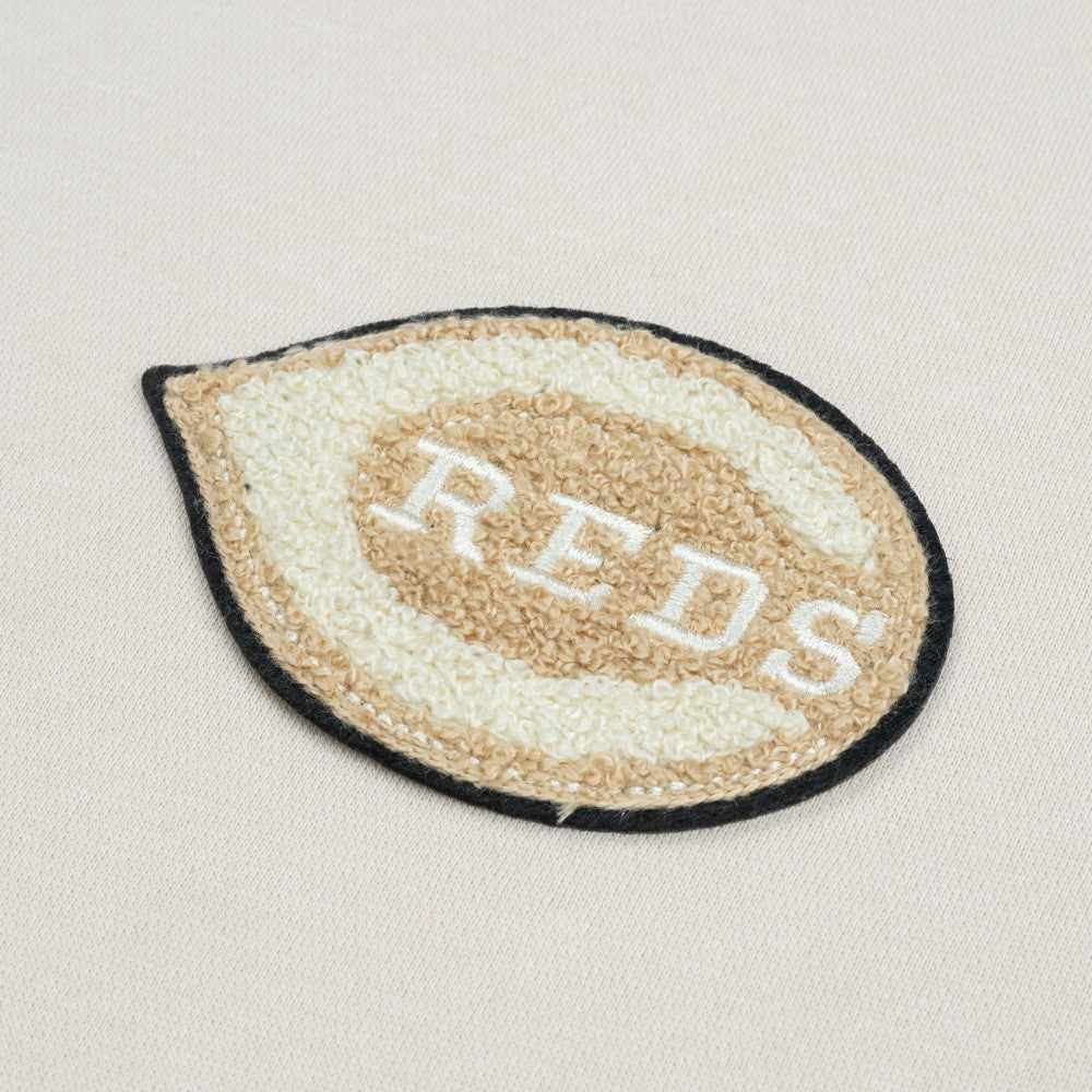 Cincinnati Reds Levelwear Uphill Oversized Full-Zip Hoodie Khaki